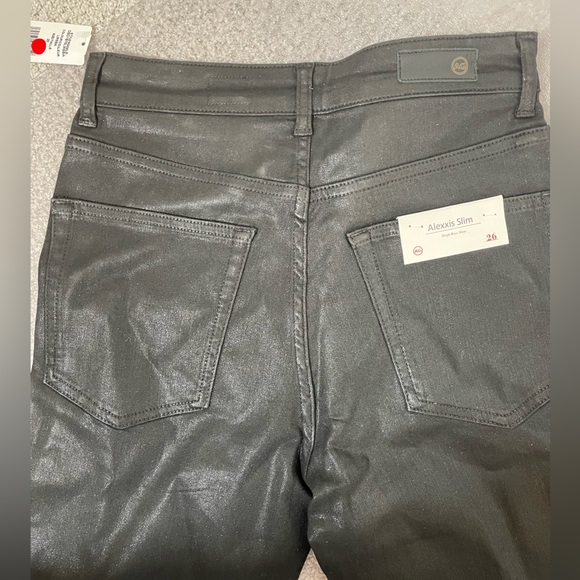 NWT AG Jeans sparkle waxed denim jeans. - Picture 5 of 5